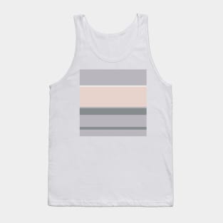 A single hybrid of Very Light Pink, Philippine Gray, Gray (X11 Gray) and Light Grey stripes. Tank Top